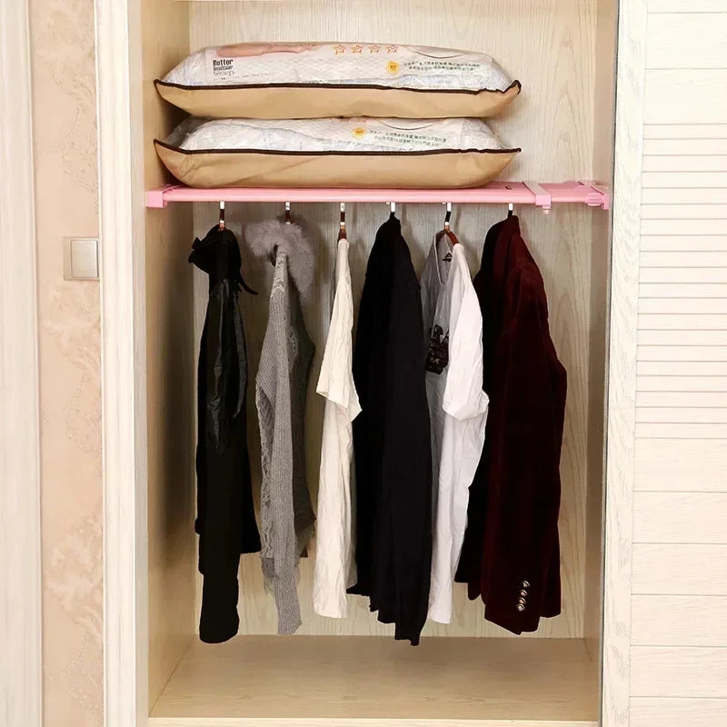 Adjustable Wardrobe Storage Shelf Organizer For Kitchen And Bathroom