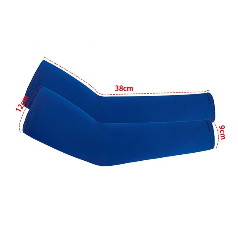 Two Pack Unisex Cooling Arm Sleeves UV Protection For Running Cycling Fishing