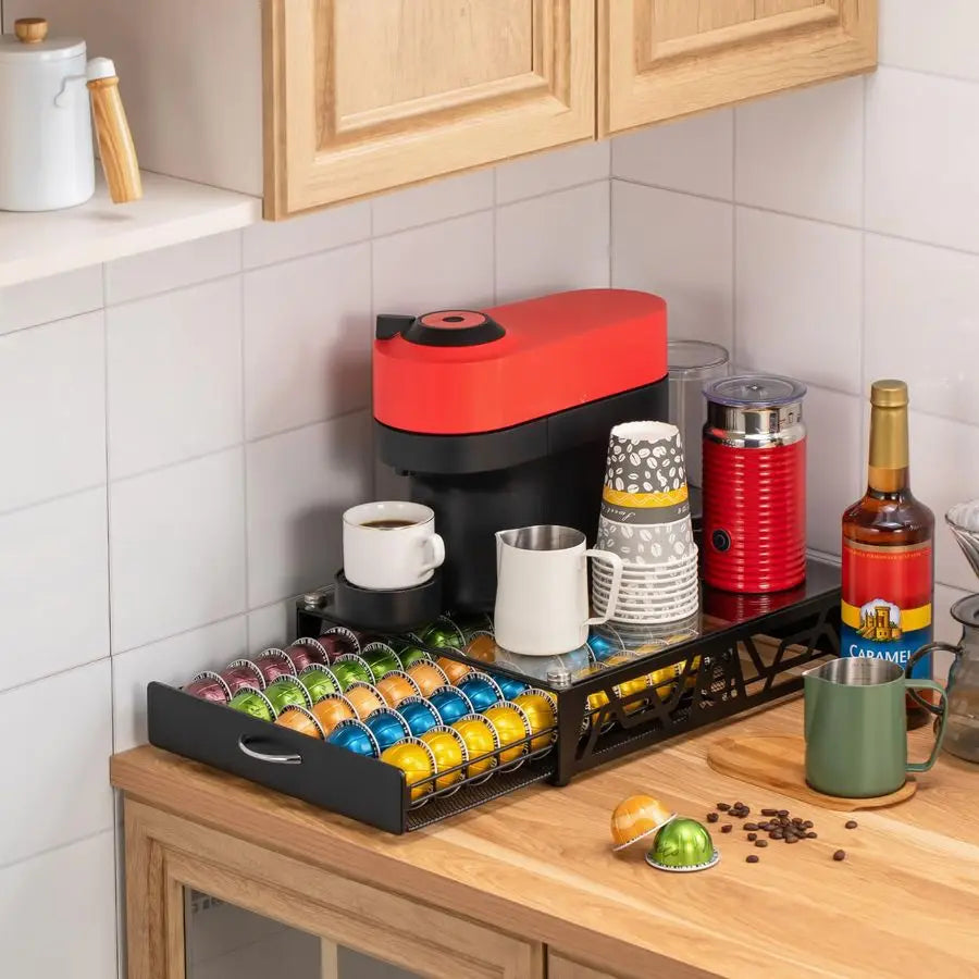 XMSJ Pod Holder Capsule Organizer For Nespresso Vertuo Pods