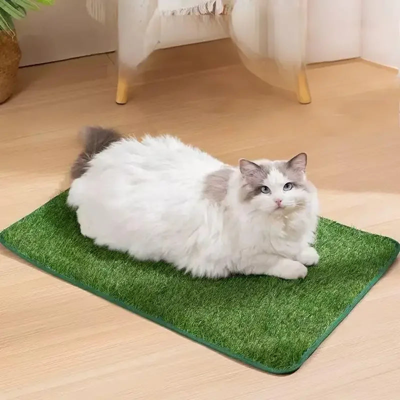 Simulation Lawn Dog Toilet Training Mat Washable Urine Pad