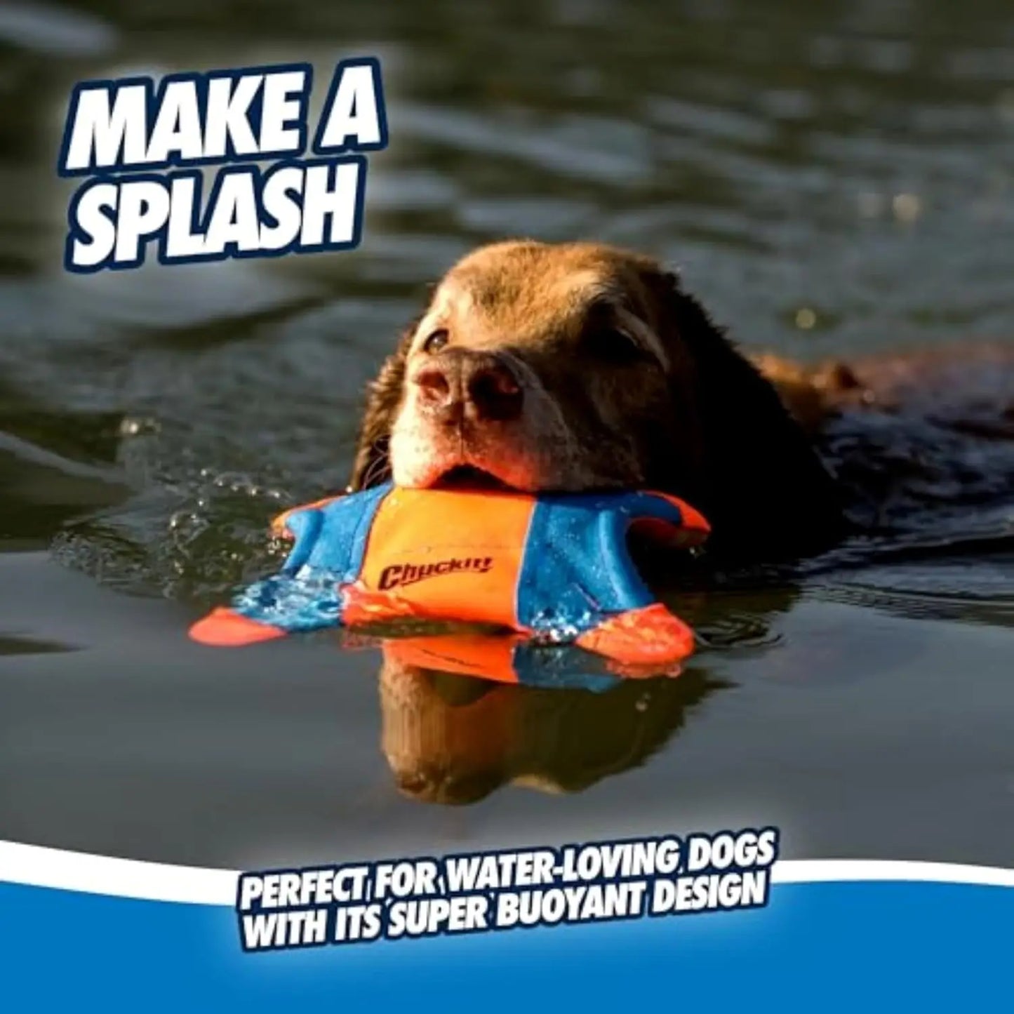 Water Floating Fetch Dog Toy Soft Durable Polyester Canvas