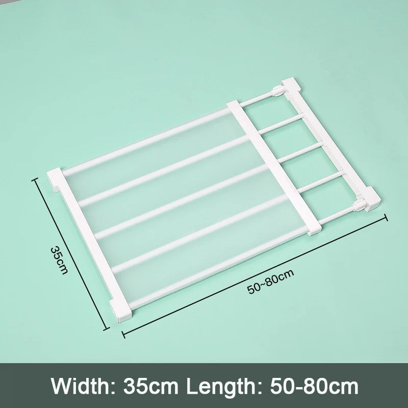 Adjustable Wardrobe Storage Shelf Organizer For Kitchen And Bathroom