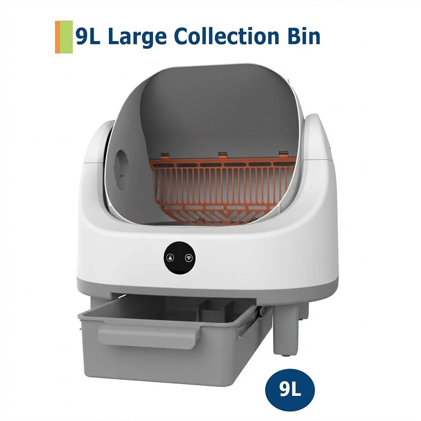 HiMISS Open Top Self Cleaning Automatic Smart Cat Litter Box