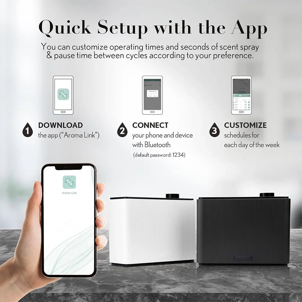NAMSTE App Controlled Fragrance Diffuser With Smart Timing For Home