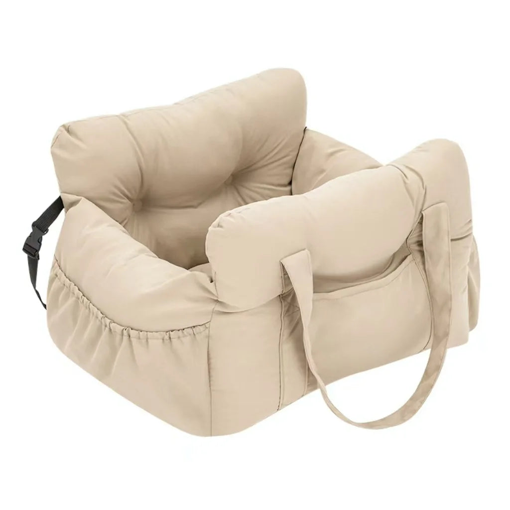 Dog Car Seat With Safety Belt Non Slip Travel Carrier