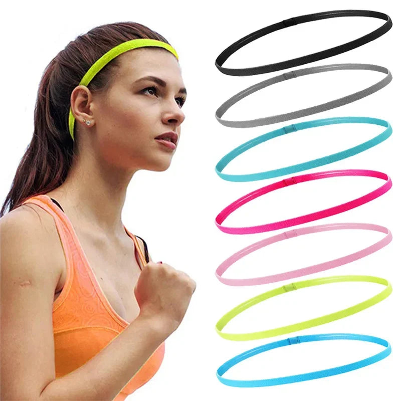 Non Slip Elastic Sweatband Headband For Yoga Running Fitness Exercise