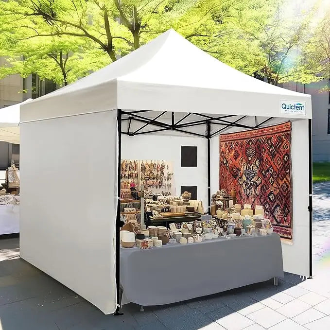 Heavy Duty Pop Up Canopy Tent With 3 Removable Sidewalls