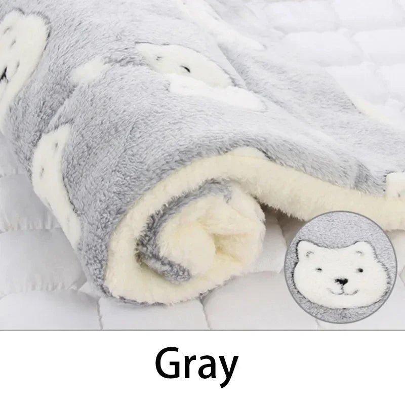 Flannel Pet Sleeping Mat Bed for Dogs and Cats Comfort
