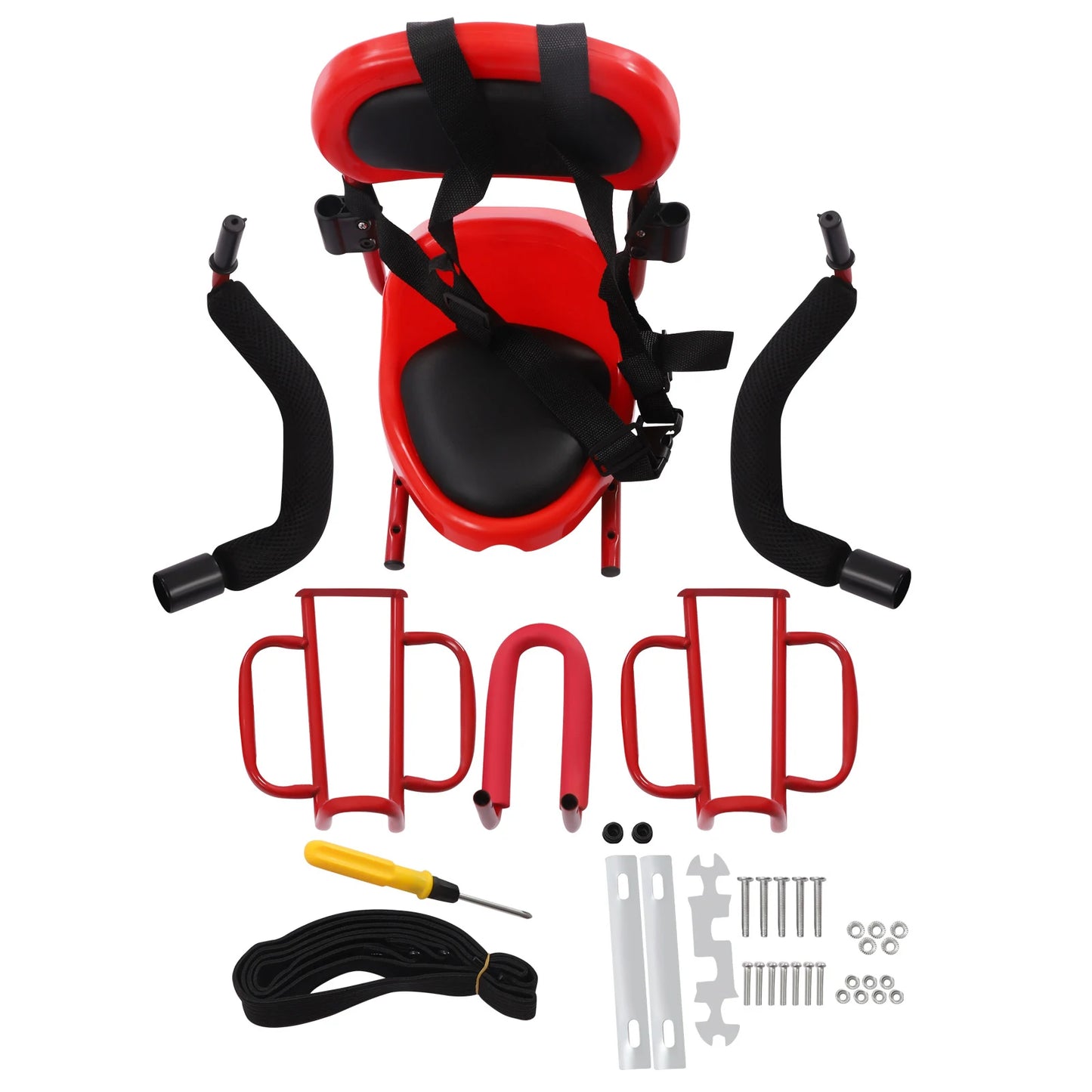Rear Child Bike Seat Attachment With Cushion for Kids